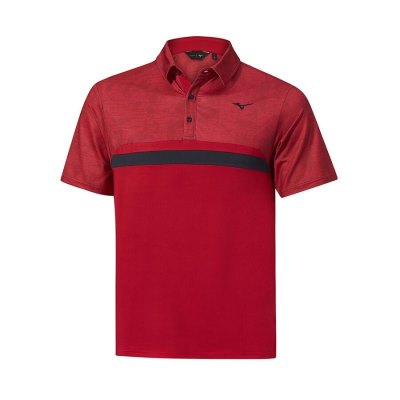 Camisa Polo Mizuno QD Hazard ST Hombre Rojos - Chile M698ARYSTN